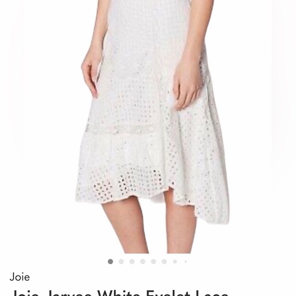 Joie Dresses & Skirts - Joie White Eyelet Midi Skirt